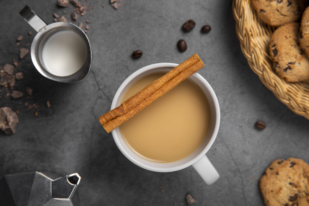 flat-lay-coffee-with-cinnamon-cookies Masale Caya